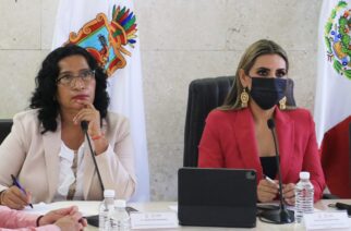 Asiste Abelina López a la Mesa Estatal para Prevenir, Sancionar, Erradicar La Violencia Contra Las Mujeres