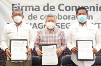 Firman convenio de colaboración SEG-UAGro y Cocytieg