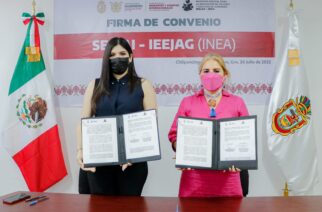 La SEMAI y el IEEJAG firman convenio de colaboración en favor de los migrantes guerrerenses y sus familias