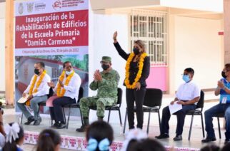 Con la inauguración de más aulas, Evelyn Salgado continúa la Revolución Educativa