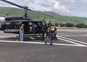 Realiza Gobierno del Estado traslado aéreo urgente de recién nacido delicado de salud de Tlapa a la Ciudad de México