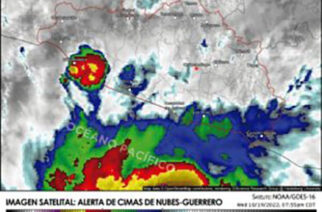 Se formó la depresión tropical “Diecinueve-e” al sur de Guerrero