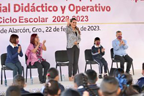 La Gobernadora Evelyn Salgado realiza gira de trabajo con la titular de la SEP, Leticia Ramírez Amaya en Taxco