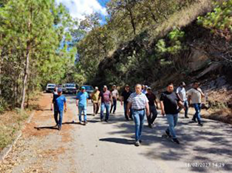 Rehabilita CICAEG el camino km. 42-Santa Rosa de Lima