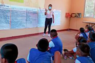 Personal de prevención del delito lleva a cabo pláticas en escuela primaria del municipio de San Luis Acatlán