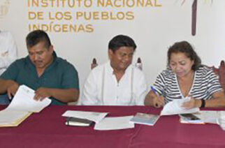 Atestigua SEMUJER firma de convenio que celebran el INPI y CRAC-PC