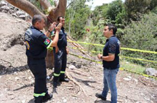 Da seguimiento SGIRPCGRO a deslizamiento en barranca “La Lobera”, en Chilpancingo