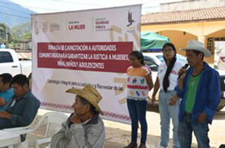 La Semujer y la CDHEG capacitaron autoridades comunitarias de la comunidad de Zitlaltepec, de Metlatonoc