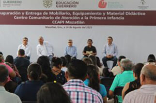 Inauguran “Centro Comunitario de Atención a la Primera Infancia” (CCAPI), en la comunidad de Mazatlán