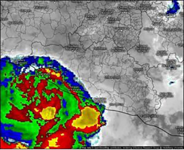 TORMENTA TROPICAL “MAX” FAVORECERÁ LLUVIAS INTENSAS ANTES DE TOCAR TIERRA EN REGIÓN COSTA GRANDE