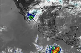 Se formó la depresión tropical Dieciocho-E al Sur de las costas de Oaxaca