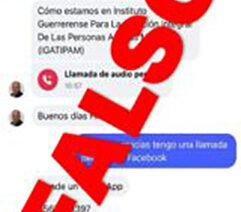 El Gobierno del Estado de Guerrero Alerta de fraudes y estafas, a través de Messenger y WhatsApp