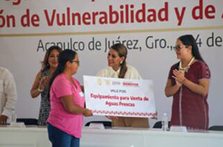 Entrega Evelyn Salgado apoyos de los programas Proyectos Productivos a Mujeres en Situación de Vulnerabilidad y de Acciones Emergentes