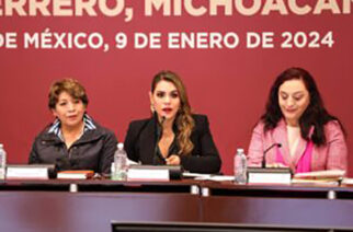 Gobernadora Evelyn Salgado firma convenio de seguridad con Estado de México, Michoacán y Morelos